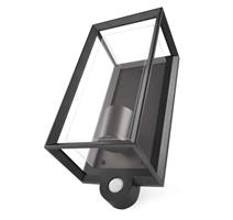 EMOS Zahradní nástěnné svítidlo MALVA, čidlo soumraku, 13 x 12 x 28 cm, 1 x E27, 15 W