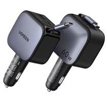 UGREEN 60W nab.do auta USB-C/USB-A+kabel 