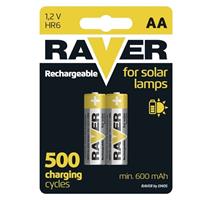 Nabíjecí baterie do solárních lamp RAVER SOLAR AA (HR6) 600 mAh
