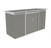 G21 Zahradní domek G21 GRAH 483 - 340 x 142 cm, metalický šedý 
