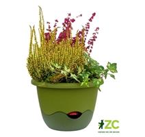 Květináč Mareta závěsný - zelená světlá + tmavá 25 cm
