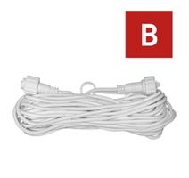 EMOS Prodlužovací kabel pro spojovací řetězy Profi bílý, 10 m, venkovní i vnitřní