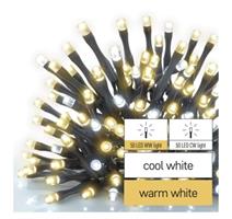 EMOS Standard LED spojovací vánoční řetěz, 10 m, venkovní, teplá/studená bílá