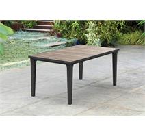 Keter Zahradní stůl Keter Deco Futura 160 walnut / grafit