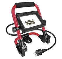 EMOS Lighting LED reflektor ELION 20W, červeno-černý, IP65, 3000 lm, neutrální bílá