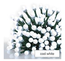 EMOS LED vánoční cherry řetěz – kuličky, 48 m, venkovní i vnitřní,studená bílá,programy,časovač