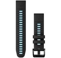 Garmin Quickfit 22 mm band Bk/Blue Silic 