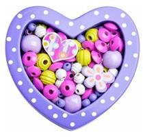 Woody 102190216 Navl.korá.-srdíčko fial. 