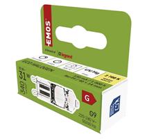 EMOS Halogenová žárovka JC 30W G9 teplá bílá