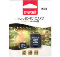 MAXELL MicroSDHC 16GB CL10 + adpt 854717 