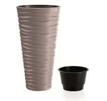 Prosperplast Květináč Prosperplast SAND SLIM mocca 34,9 cm 