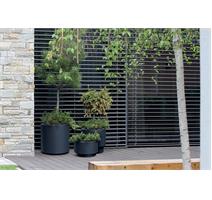 Prosperplast Květináč Prosperplast HEOS antracit 46,8 cm 