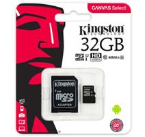 Kingston MicroSDHC 32GB UHS-I SDCS v2 