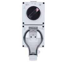 Solight 5B351 zásuvka s vypínačem IP66 