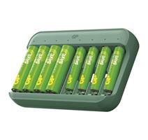 GP Nabíječka baterií GP Charge & save E822 + 4×AA 1300 mAh + 4×AAA 650 mAh
