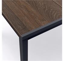 Keter Zahradní stůl Keter Porto 200 walnut black steel