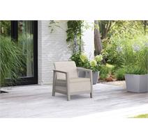 Keter Zahradní nábytek Keter Scandi set dvou křesel béžovo šedý