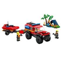 LEGO Hasičský vůz 4x4 a zách. člun 60412