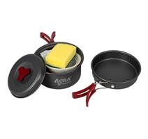 Acra Sada nádobí Acra C20 camping set alluminium pro 1-2 osoby