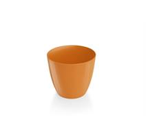 Obal Ella - lesklá oranžová 9 cm