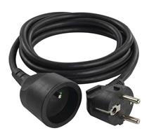 EMOS Prodlužovací kabel 1,5 m / 1 zásuvka / černý / PVC / 1 mm2