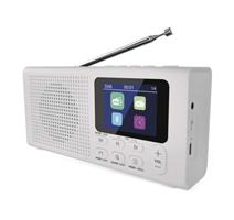 EMOS Přenosné rádio s Bluetooth, DAB / DAB+ / FM, bílé